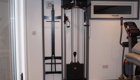 Space saving Gym for a garden studio