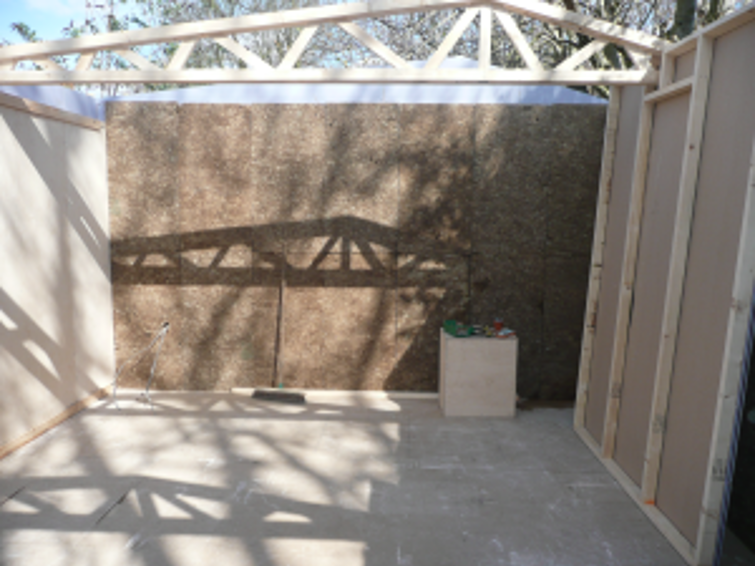 Large Sound Proofed Garden Room Under Construction Case Study 07
