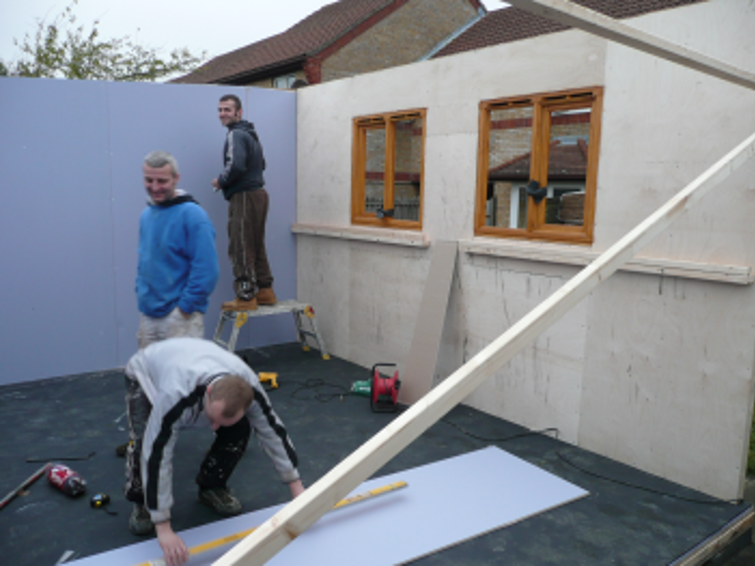Standard Sound Proofed Music Room Case Study Under Construction 14