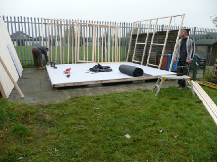 Standard Sound Proofed Music Room Case Study Under Construction 10