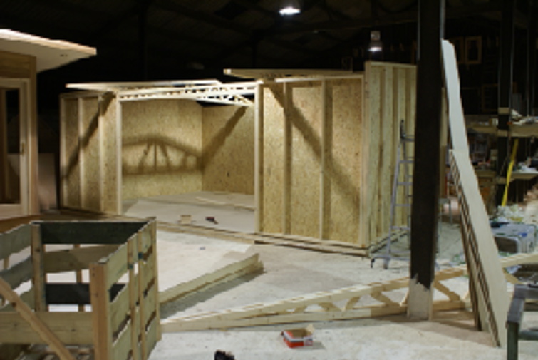 Large Sound Proofed Garden Room Under Construction Case Study 11