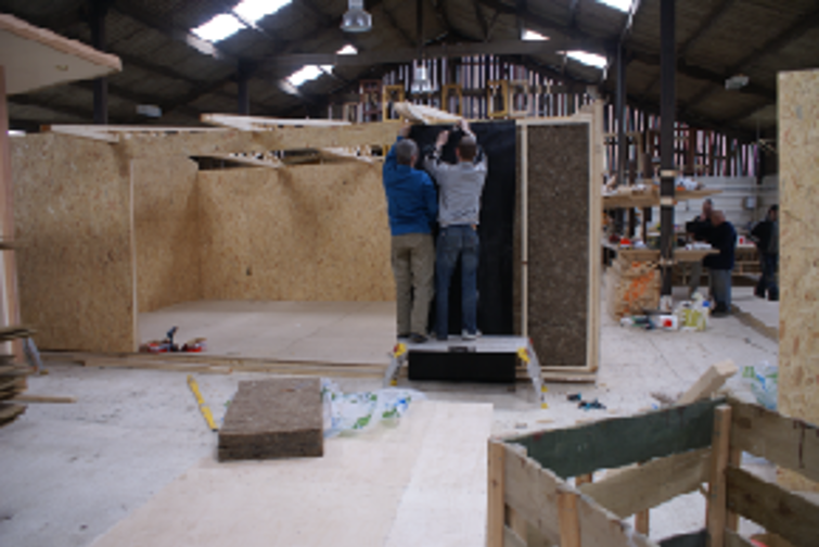 Large Sound Proofed Garden Room Under Construction Case Study 03