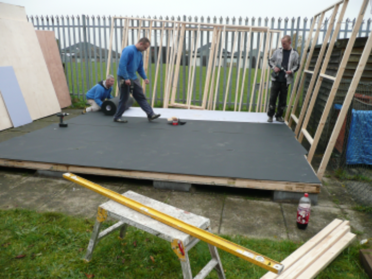 Standard Sound Proofed Music Room Case Study Under Construction 04