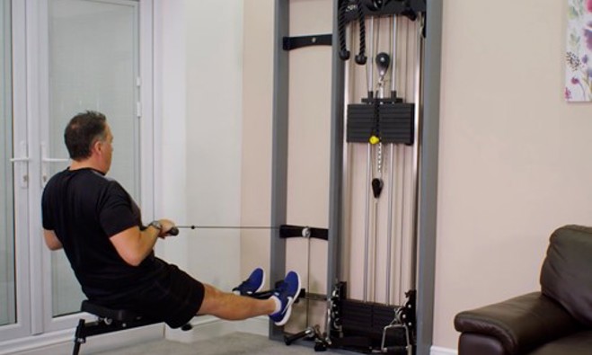Home Gym Cable Seated Row1